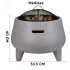 Brasero Fogón Quemador Redondo Fire King Dw639 BRASERO FIRE KING 60X60 DW639
