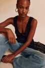 SWEET SALOON SLEEVELESS Maxi Negro