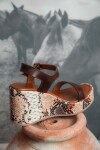 Sandalia Elegante Sport Snake