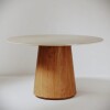 Mesa de Comedor Redonda 1.35 - Zara Off White
