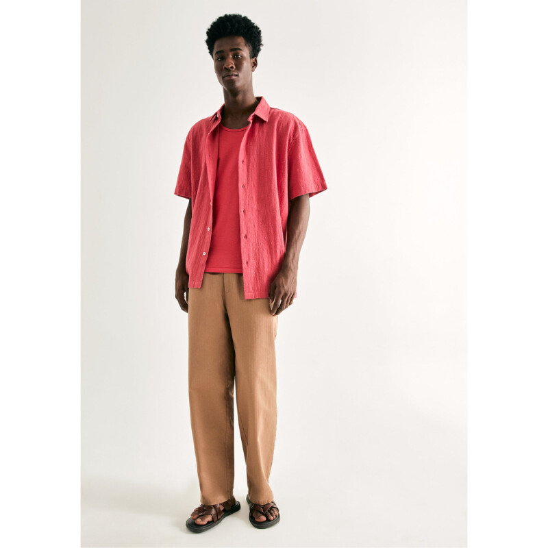 CAMISETA REGATA MASC VERMELHO ESCURO