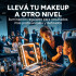 Espejo De Maquillaje Luz Led Triple Panel Aumento 2x 3x USB Blanco