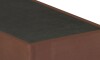Base Sommier 1 Plaza 1/2 Media - Mannes Marron