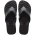 Sandalias de Hombre Havaianas Track Waves Negro - Gris