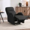 Sillón Recliner 1 Cuerpo Cuero Sintético - Adri Negro