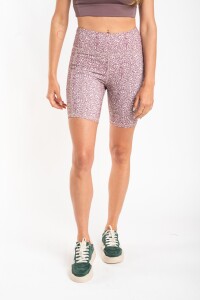 Biker Fitness Tiro Alto Print