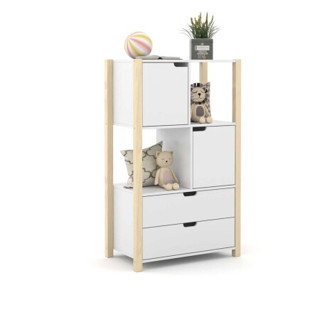 ORGANIZADOR MDF-Y-MADERA BLANCO FELICITAS