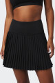 Falda Fabletics Hot Shot Pleated Negro