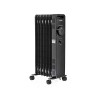 Radiador de Aceite JAMES - 9 Elementos 2000 W Color Blanco Negro
