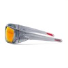 Lentes De Sol Arye Polarizados Con Armazón Brillante Para Protección Visual UV Rojo