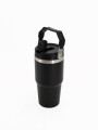 VASO TERMICO CON ASA 600ML NEGRO