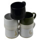 Taza Mug 414 ml set x4 VERDE/BLANCO