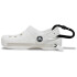 Cartuchera Classic Clog Pouch Bag Charm Unisex White