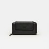 Billetera Hadley en efecto cuero Negro