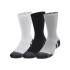 UA Performance Tech 3pk Crew-WHT GRY-011