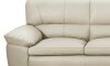 Sillón %100 Cuero - 3 Cuerpos - Premium Arena