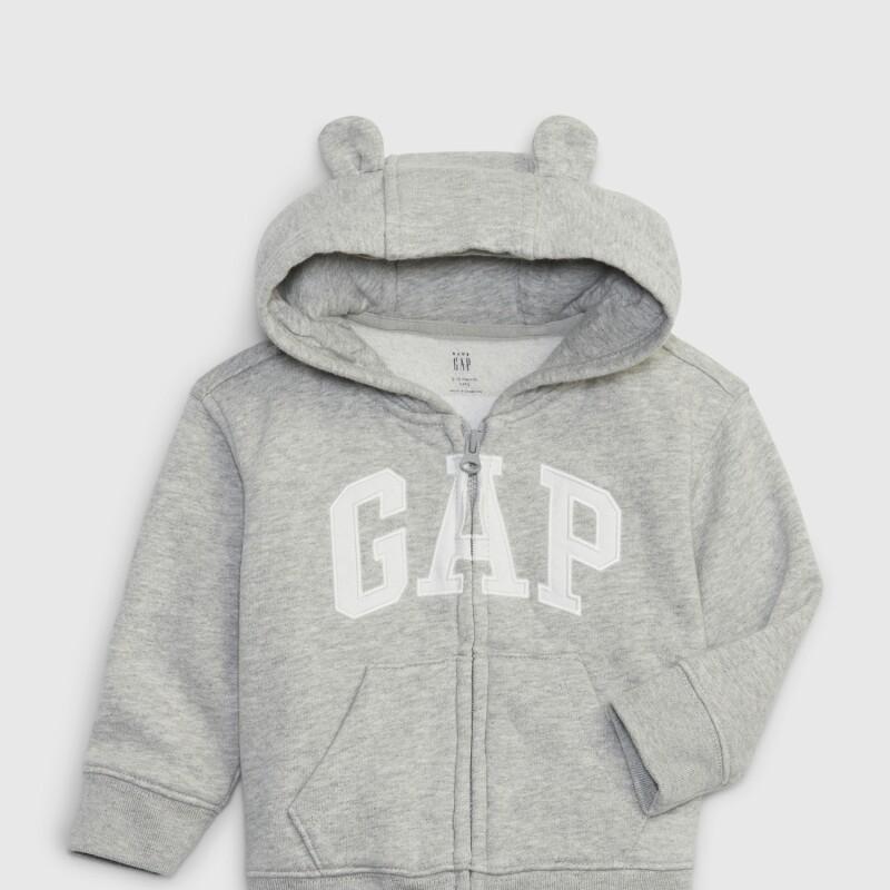 FRCH FLC LOGO FZ LIGHT HEATHER GREY