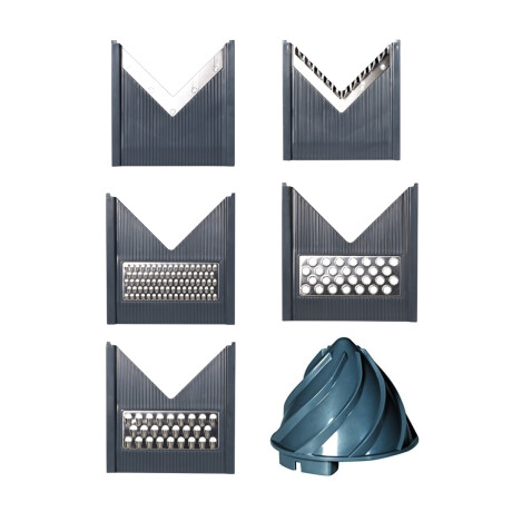 Mandolina corte V + 5 cuchillas. Mandolina corte V + 5 cuchillas.