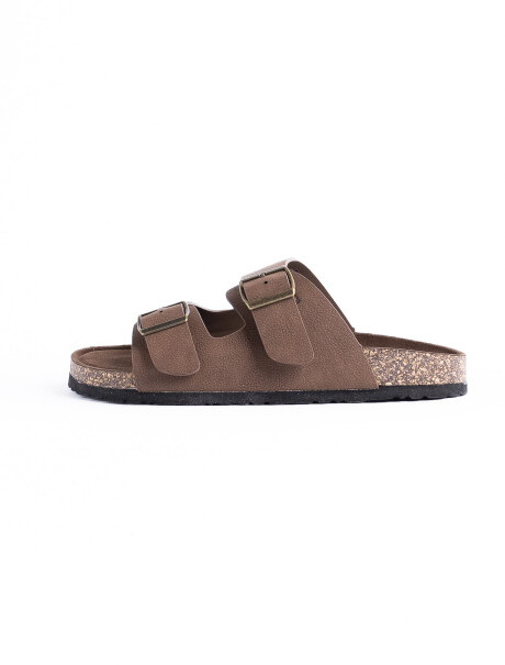 Sandalia C/Hebilla Canarias Camel