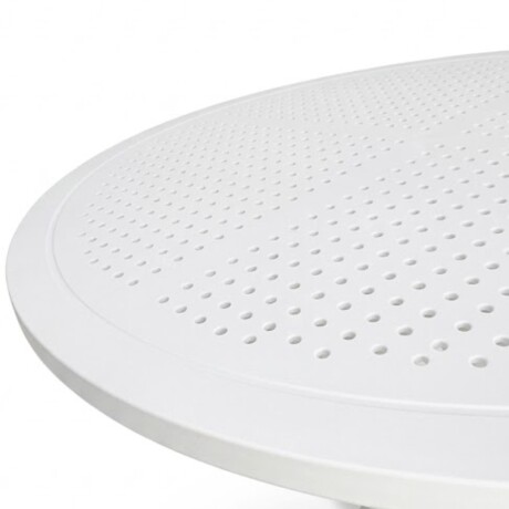 MESA REDONDA EXTERIOR DE POLIPROPILENO 80CM Mesa Redonda para Exterior 80 cm Blanco Sky