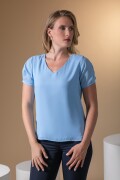 Blusa escote V. Blusa escote V.