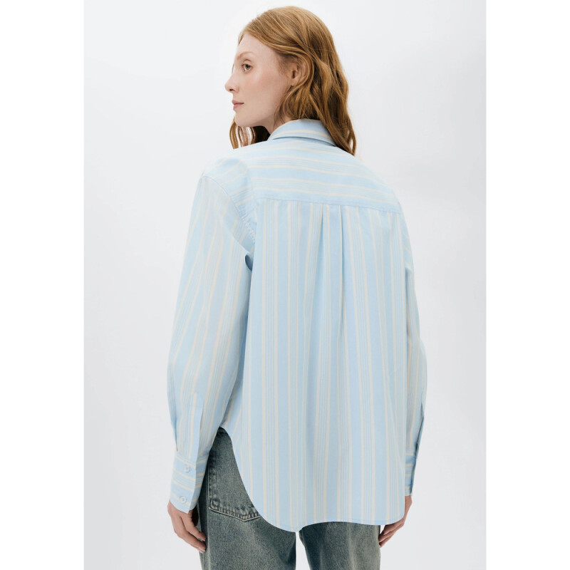 CAMISA FEM AZUL CLARO