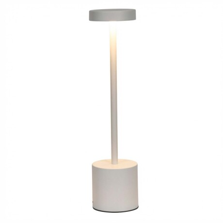 ML251015/6/7 METAL BLANCO LÁMPARA DE MESA ML