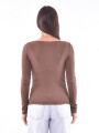 REMERA MONDA MARRON