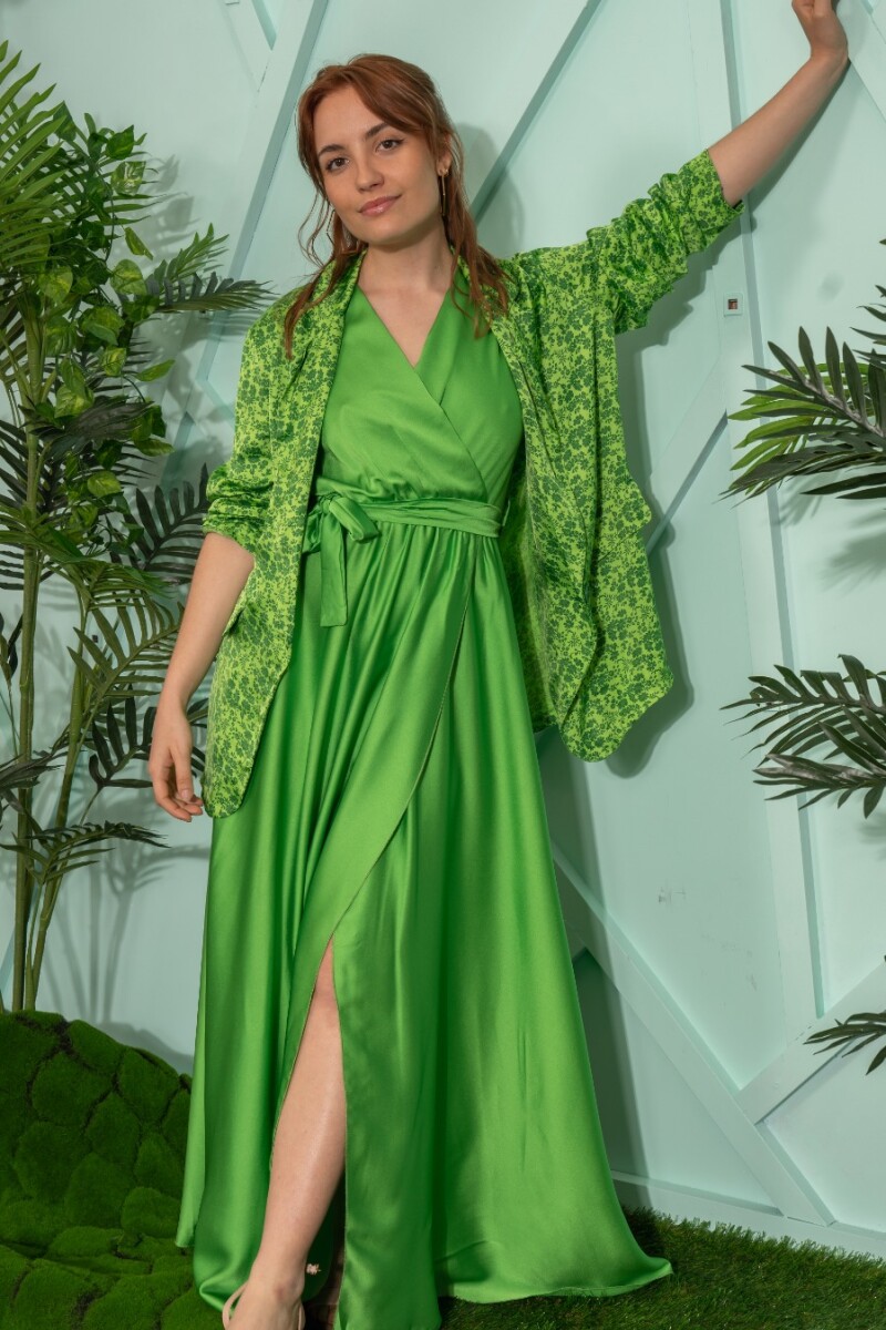 Vestido Vilma Verde Manzana Tits