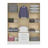 Ropero 6 Puertas 2 Cajones Armario Placard Roperia Blanco Ropero 6 Puertas 2 Cajones Armario Placard Roperia Blanco