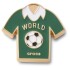 Jibbitz World Soccer Jersey Multicolor