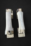 Bone Handle Oval Silver