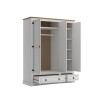 Ropero Mexicano 3 Puertas Blanco 100% Madera Ropero Mexicano 3 Puertas Blanco 100% Madera