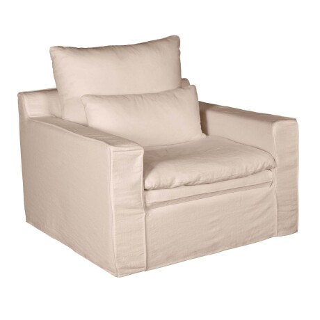 SOFÁ 1 CUERPO TELA NATURAL-BEIGE POSITANO BEIGE