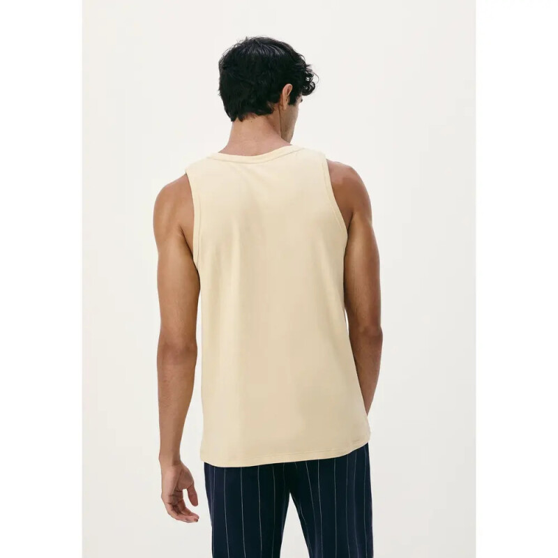 CAMISETA REGATA MASC MARROM CLARO