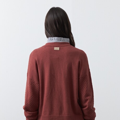 CARDIGAN TEODORA Ladrillo