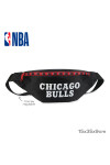 Riñonera nylon doble cierre Chicago Bulls - NBA Negro