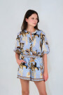 CAMISA BALLOON Celeste