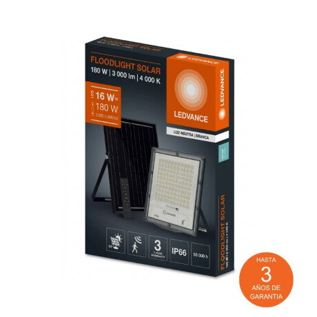 FOCO SOLAR LEDVANCE 180W 3000LM 6500K Reflector Solar LEDVANCE 180W 6500K