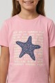 Remera m/c estampada Starfish ROSA