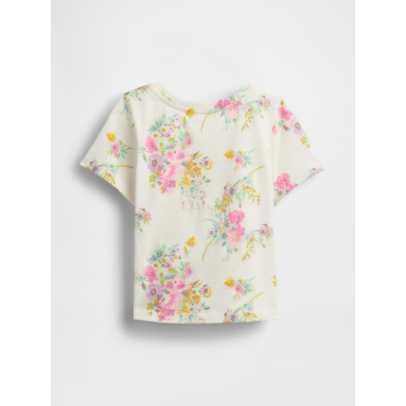 SPRING BF FASH SS PRINT TEE MULTI FLORAL