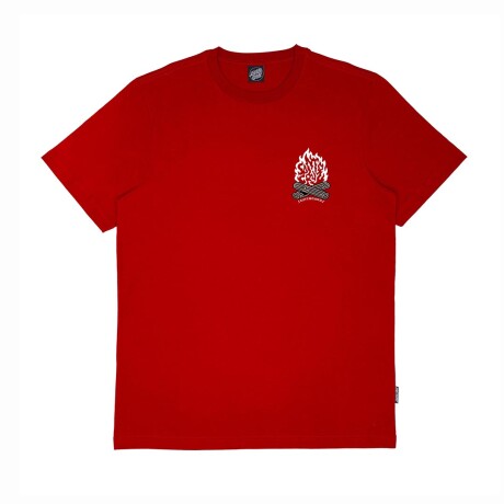 Remera Santa Cruz Campfire SS Rojo