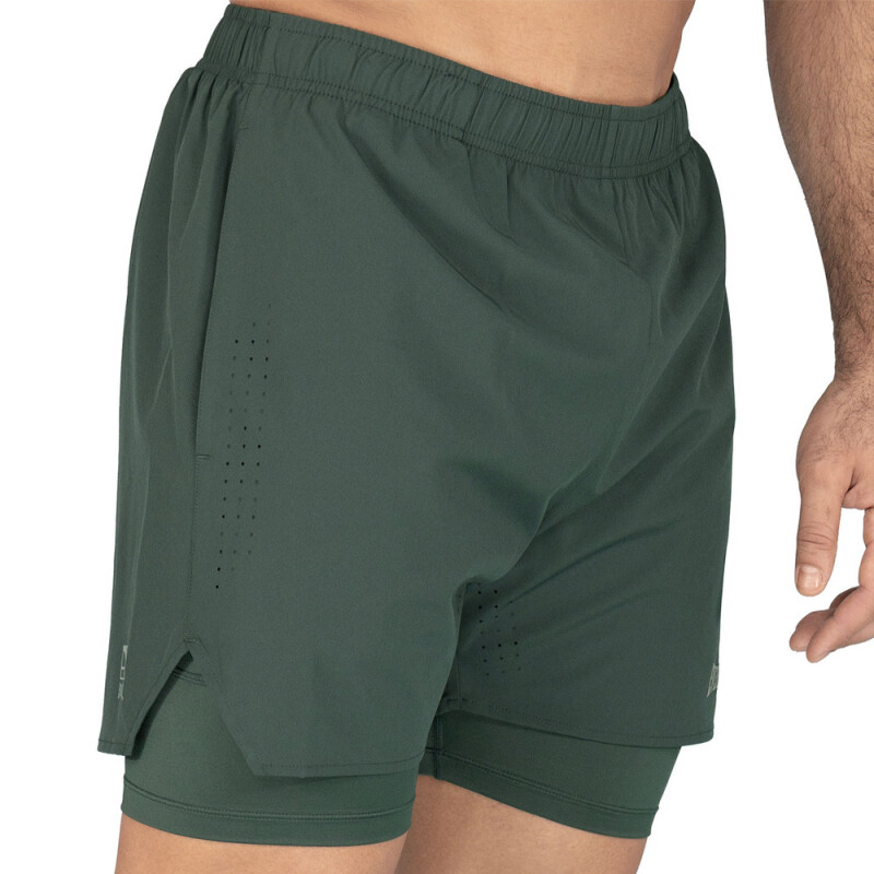 SHORT 2IN1 MEN POLY/ELAST EVERLAST MATCH WT M6 GREEN