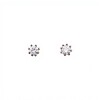Caravanas Circulo-Plata 925-Piedra Zirconia-CA3116 conpiedra