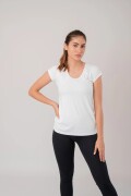 Remera Deportiva. Blanco