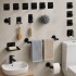 Set De Accesorios Para Baño Juego 16 Piezas Acero Inoxidable IMBACK Color Negro Set De Accesorios Para Baño Juego 16 Piezas Acero Inoxidable IMBACK Color Negro