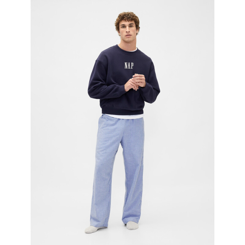FLANNEL PJ PANT BLUE STRIPE