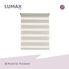 Cortina Roller Zebra Simple Lumax 1.4 X 1.6m Gran Calidad Beige