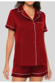 PIJAMA SEDA ROJO