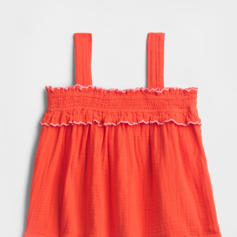 V-SL WOVEN TOP POSTER RED